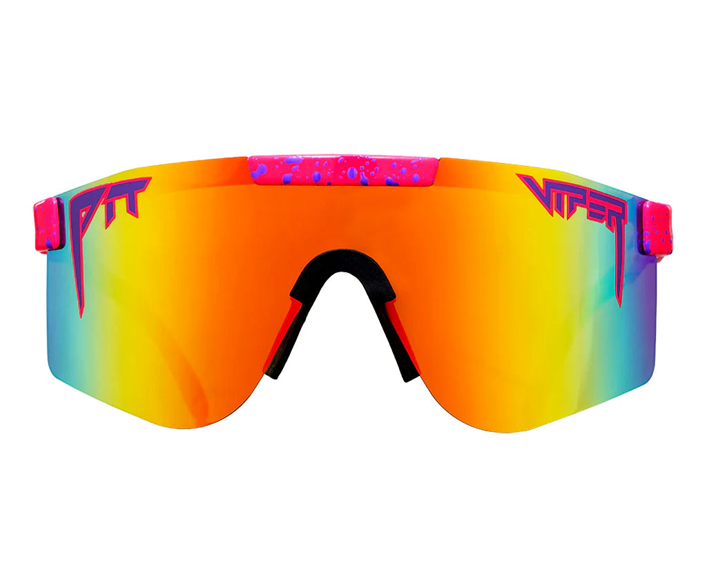 ✨NEW✨ Pit Viper The Radical Polarized Double Wide SN0WBUNNY Sunglasses Sunnies Pit Viper The Double Wides Radical/Yellow Red | Polarised main image 3