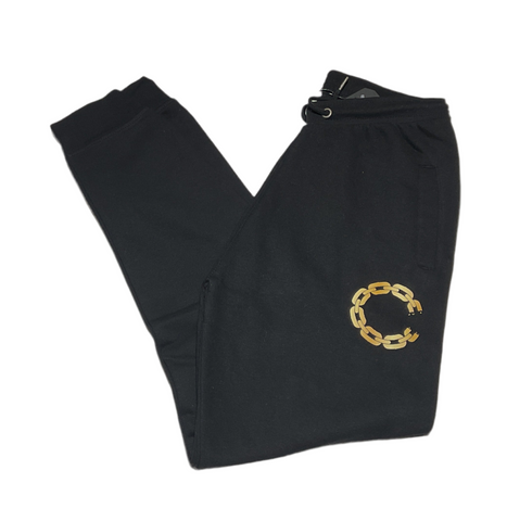 Crooks & Castle Gold Chain Medusa Sweatpant