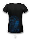 Ogabel Skull Mask V Neck Tee