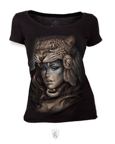 Ogabel Jag Girl Scoop Neck Tee