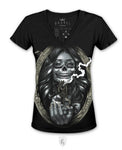 Ogabel Bandit Girl V Neck Tee