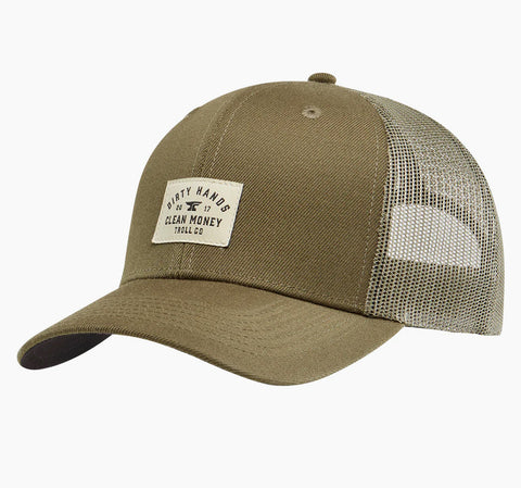Troll Co Woven Label Curved SnapBack