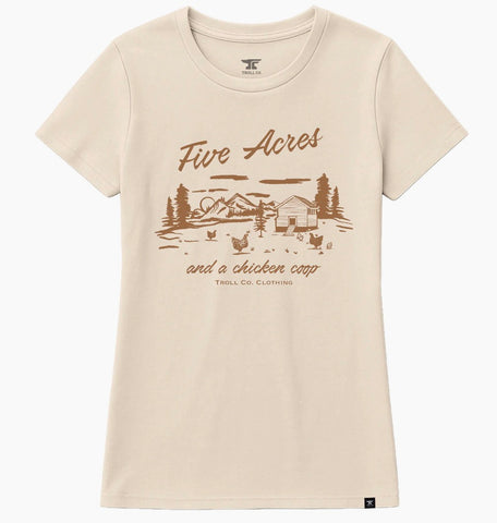 Troll Co Five Acres Tee