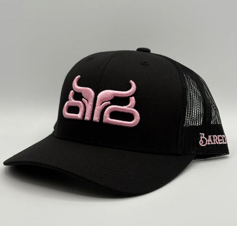 Baredown Black Rose Curved SnapBack