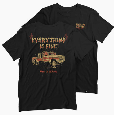Troll Co Everything Is Fine Tee