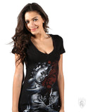 Ogabel Monster Tat V Neck Tee