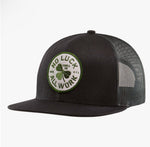 Troll Co. No Luck All Work Flat Brim Snapback