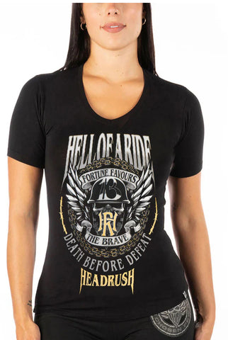 HeadRush Sports Racer Capsule V Neck Tee
