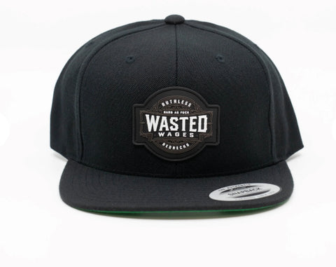 Ruthless Redneck Wasted Wages Rubber Patch SnapBack