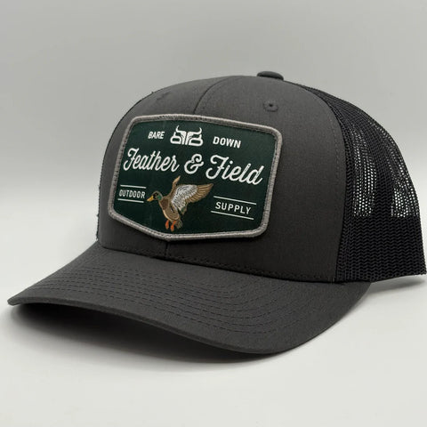 Baredown Feather & Field Curved SnapBack