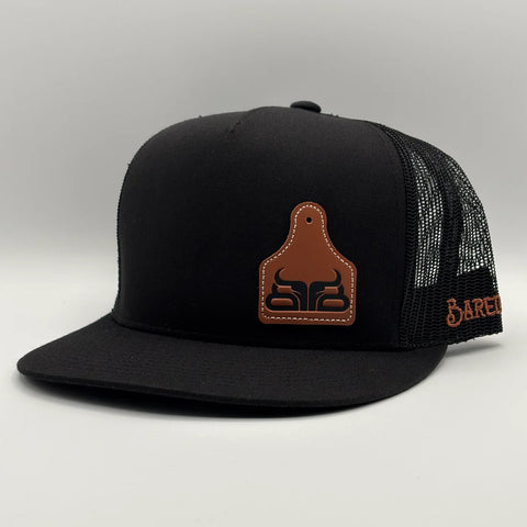 Baredown Ear Tag Leather Patch SnapBack