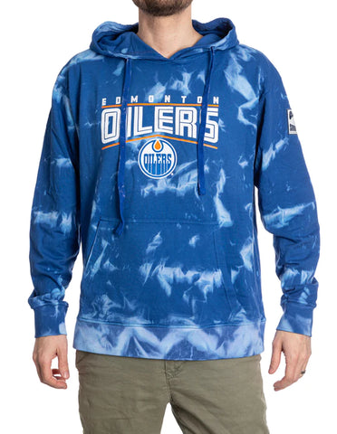 Edmonton Oilers Crystal Tie Dye Pullover