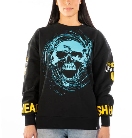 HeadRush Tornado Skull Boyfriend Sweatshirt