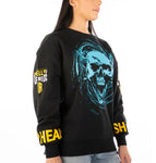 HeadRush Tornado Skull Boyfriend Sweatshirt