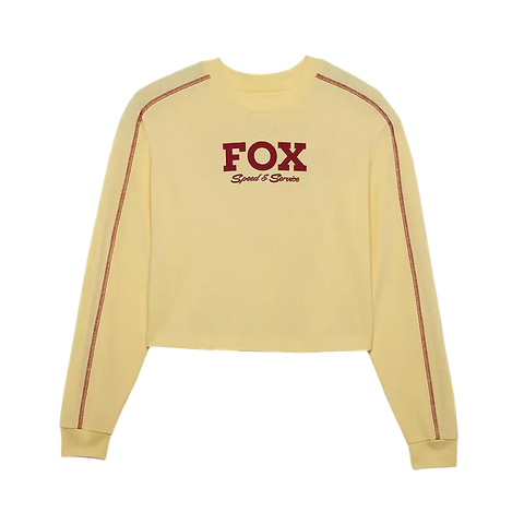 Fox Speed & Service L/S Crop