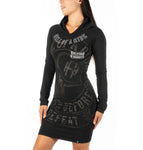 HeadRush Black Manta Hooded Dress