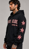 True Blue No Flux Given Patched Zip Up