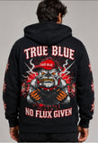 True Blue No Flux Given Patched Zip Up