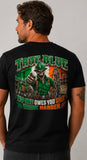 True Blue Work Harder Tee
