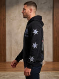 True Blue Cocaine & Caviar  Patched Zip Up