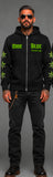 True Blue Throttle Therapy Patched Zip Up