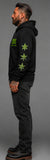 True Blue Throttle Therapy Patched Zip Up