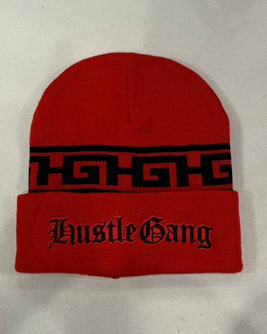 Hustle Gang Flag Knit Beanie